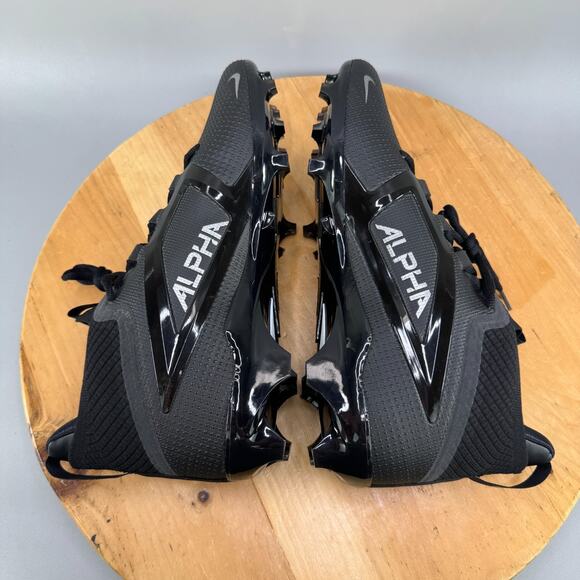 Nike Alpha Menace 4 Elite Football Cleats Mens Size 12 Black Silver FD7036-002 - Picture 6 of 9